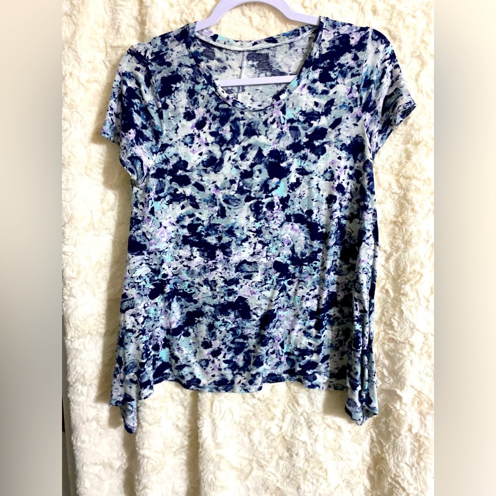 Nice print top by ANA Size M